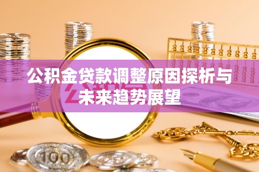 庄河公积金贷款调整原因探析与未来趋势展望