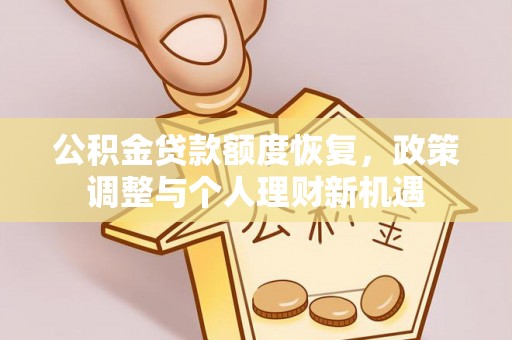 庄河公积金贷款额度恢复，政策调整与个人理财新机遇