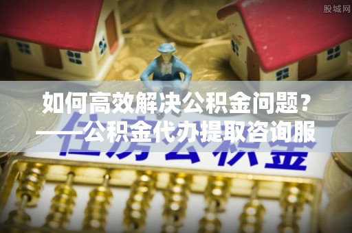 庄河如何高效解决公积金问题？——公积金代办提取咨询服务指南