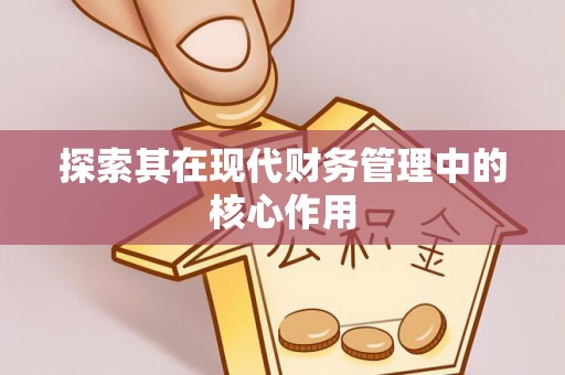 庄河探索其在现代财务管理中的核心作用