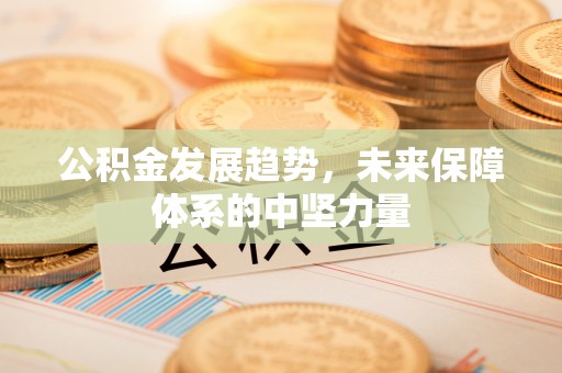 庄河公积金发展趋势，未来保障体系的中坚力量