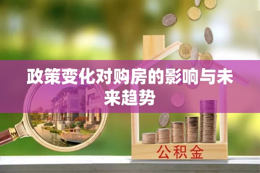 庄河政策变化对购房的影响与未来趋势