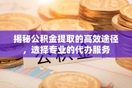 庄河揭秘公积金提取的高效途径，选择专业的代办服务