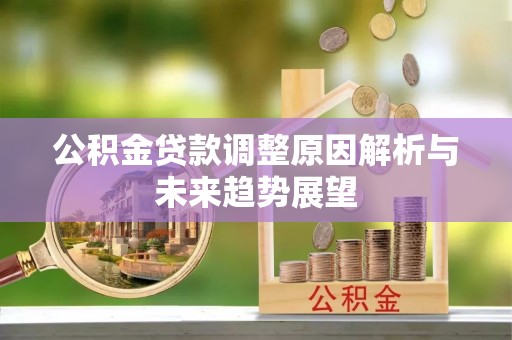 庄河公积金贷款调整原因解析与未来趋势展望