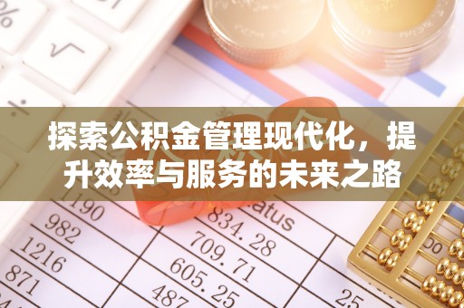庄河探索公积金管理现代化，提升效率与服务的未来之路